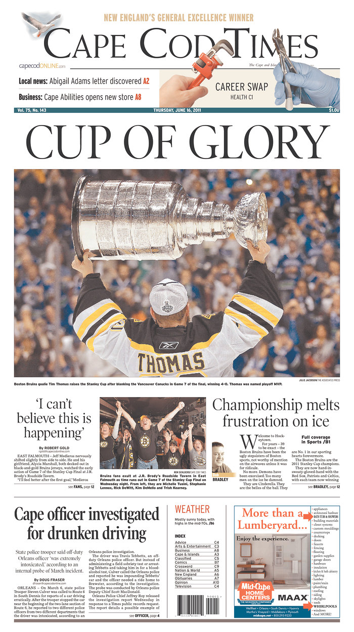 Stanley Cup comes to Falmouth