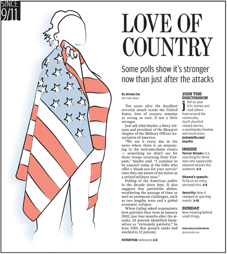 Kyle Bentle, Florida Times-Union, 9/11