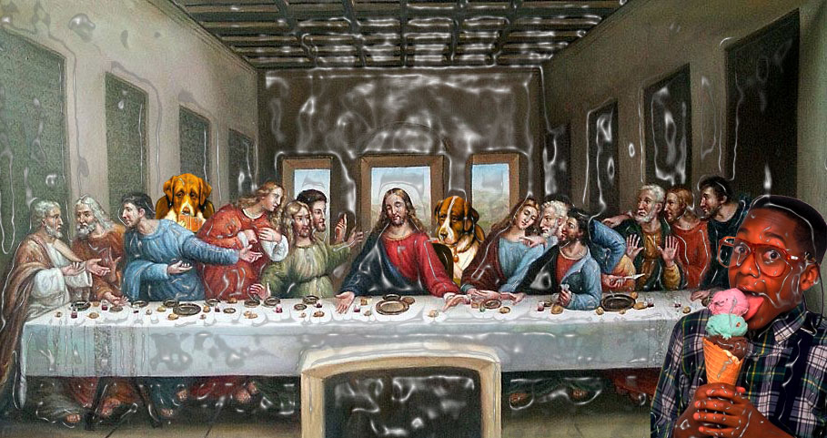 If da Vinci did to 'The Last Supper' what George Lucas has done to 'Star Wars'